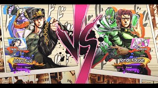 quotHighStakes Battle Jotaro Kujo vs Noriaki Kakyoin  JoJos AllStar Battle R PS5 Gameplayquot [upl. by Mohorva]