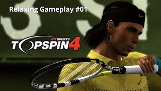 TopSpin4  Nadal vs Wawrinka on Clay  No Commentary  Relaxing Gameplay 01 [upl. by Dolorita]