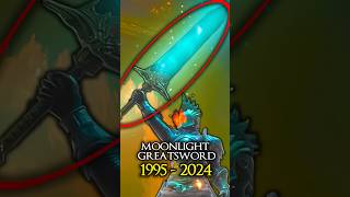 Evolution Of The Moonlight Greatsword 19952024 shorts [upl. by Nahtnoj]