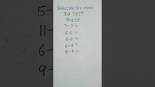 Math Puzzle। Reasoning Testshortsshortsfeedyoutubeshortsytshortstrendingviralshorts [upl. by Scevo514]