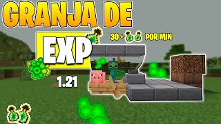 ✅¡Nueva GRANJA de EXPERIENCIA Fácil Minecraft Bedrock 121 [upl. by Esorbma]