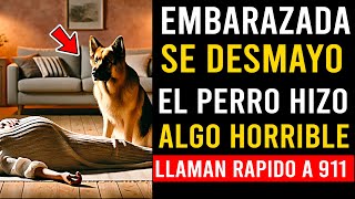 Lo que hizo este perro después de que su dueña embarazada se desmayara es escalofriante [upl. by Valli764]