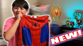 NEW SPIDERMAN SUIT The one he uses at the end of NO WAY HOME Review of SpiderMan suit spiderman [upl. by Josee]