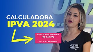 Calcular o IPVA 2024 em 2 minutos [upl. by Shulins]