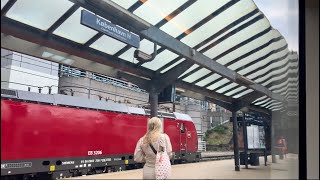 Denmark 🇩🇰 Train ride to the Copenhagen central station 4k travel virtualtour train [upl. by Aihcila50]