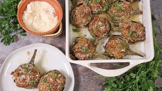 Italian Stuffed Artichokes [upl. by Scotney355]