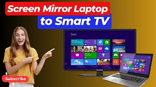 How to Screen Mirror Laptop to Smart TV  Screen Mirror Mac to Smart TV [upl. by Sik229]