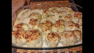 GRATIN DE CHOUFLEUR AUX POMMES DE TERRE AUX OEUFS ET A LA CRÈME [upl. by Krystin326]