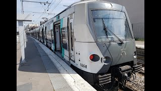 RER Ligne🅰 MarnelaVallée  Chessy Parcs Disneyland🐭 TGV ➡ CergyleHaut en MI09 livrée STIF [upl. by Eseneg]