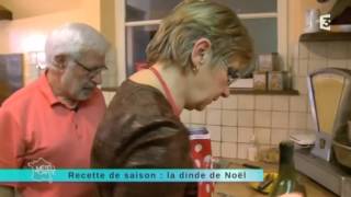 Recette de saison  Dinde de Noël à la farce fine et aux marrons [upl. by Sama]