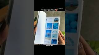 Sticker books🧡 shorts stationary trending notebooks [upl. by Barty587]