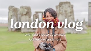 London Bath Cotswolds Canterbury Soothing TRAVEL VLOG  Parks Countryside Markets Wildlife [upl. by Naghem]