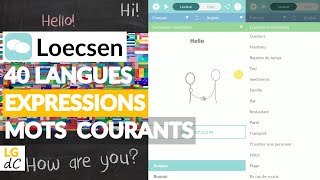 Loecsen  Lapplication Android  Traduction 40 langues expressions et mots courants hors ligne [upl. by Boothman561]