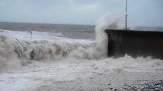 Storm Eleanor comes to Aberaeron [upl. by Gran]