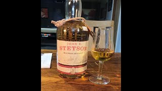 Whiskey Review 266 John B Stetson Bourbon Whiskey [upl. by Ynohtnaeoj]