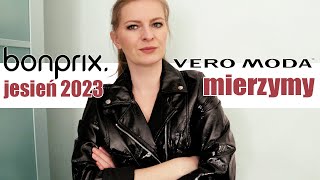 MIERZYMY BONPRIX VERO MODA  TRENDY JESIEŃ ZIMA 202324 [upl. by Anstice939]