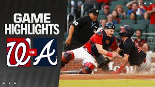 Nationals vs Braves Game Highlights 82324  MLB Highlights [upl. by Elma]