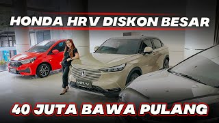 HONDA HRV DISKON BESAR CEK HARGA MOBIL BARU HONDA AKHIR TAHUN 2023 PROMO BRIO WRV CITY HATCHBACK [upl. by Olaf953]