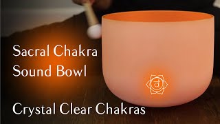 Crystal Clear Chakras Sacral Chakra Bowl [upl. by Anilet]