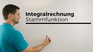 Integralrechnung Stammfunktion Antiableitung Ableitung umkehren  Mathe by Daniel Jung [upl. by Azeria]