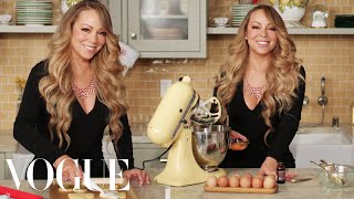 Mariah Carey Bakes Christmas Cookies  Now Serving  Vogue [upl. by Yvad]