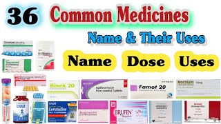 Common Medicines For General Medical Practice  Medicine Name and Uses [upl. by Rhee]