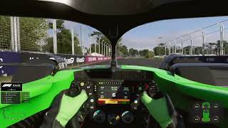 F1 24 S8 R3 Australia GP  CoOp Career  No assistsCockpit Cam [upl. by Dewhirst]