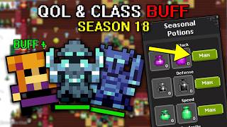 RotMG Testing Season 18 QOL Changes amp Class Buff [upl. by Naul802]