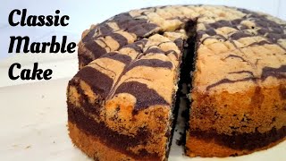 Moist Classic Marble Cake Without Ovalette  Resepi Kek Marble Mak Tanpa Ovalette  Rahiza Dorah [upl. by Malan725]