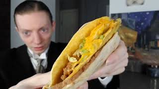 Taco Bell NEW Double Decker Taco Review [upl. by Tloh]