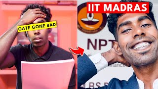 My GATE Exam to IIT Madras Journey MTech in IIT Without GATE [upl. by Donell825]