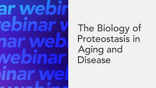 The Biology of Proteostasis in Aging and Disease [upl. by Domash]