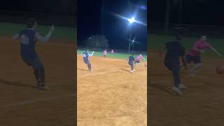 Kickball nice bunt 469 kickball sports league kick espn catch [upl. by Kcira]