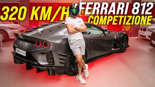 Ferrari 812 Competizione  320kmh Autobahn im V12 Monster  Pirelli P Zero [upl. by Igic]