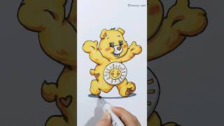 How to Draw Funshine Bear from Care Bears 🌞 [upl. by Havens]