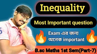 🔥Inequality Most Important Question 🔥ManojParamanikfw2qg [upl. by Aisinoid]