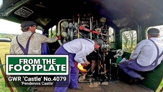 From The Footplate GWR 4079 Pendennis Castle  Churnet Valley Railway Trailer [upl. by Cirilla741]