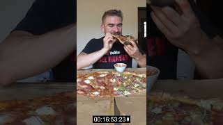 UKS BIGGEST PIZZA CHALLENGE 34Inch Pizza Pizza foodchallenge foodie Shorts eatingshow food [upl. by Aciretal]