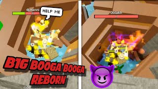 WIPED GOD TRIBE IN BOOGA BOOGA REBORN B1G CLAN😈ROBLOX [upl. by Christal]