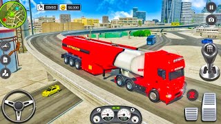 Oil Tanker Transport Driving Simulator Heavy Cargo Transporter Truck Driver Android Gameplay [upl. by Arber]