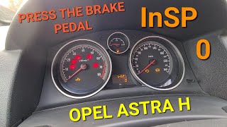 Opel Astra H  InSP0 Oil Service Interval Light Reset [upl. by Sakovich21]