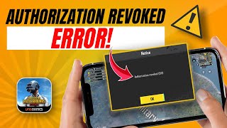 How to Fix Authorization Revoked Error in PUBG Mobile  Authorization Revoked Problem in PUBG [upl. by Towne]