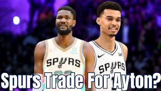 Spurs Trade For DeAndre Ayton [upl. by Odnavres]