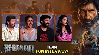 BHIMAA Movie Team Interview Hosted by Anchor Ravi  Gopichand  Malvika Sharma  NTV ENT [upl. by Towill]