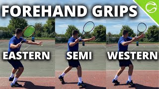 Best Tennis Forehand Grip Eastern vs Semi Western vs Western  Forehand Grips Explained [upl. by Atir]