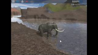 Roblox Cenozoic Survival Columbian Mammoth Test [upl. by Acceb154]