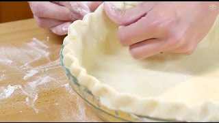 Butter Pie Crust Dough Recipe  LeGourmetTV [upl. by Bahr]