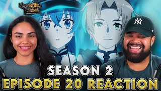 RUDEUS SAVES ROXY  Mushoku Tensei Season 2 Episode 20 REACTION [upl. by Eannaj]