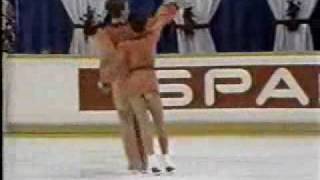 Kerekes amp Szentpetery HUN  1987 World Juniors Ice Dancing Free Dance [upl. by Wilfrid]