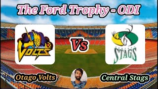 Otago Volts vs Central Stags  Match 12  The Ford Trophy [upl. by Ahsaercal928]